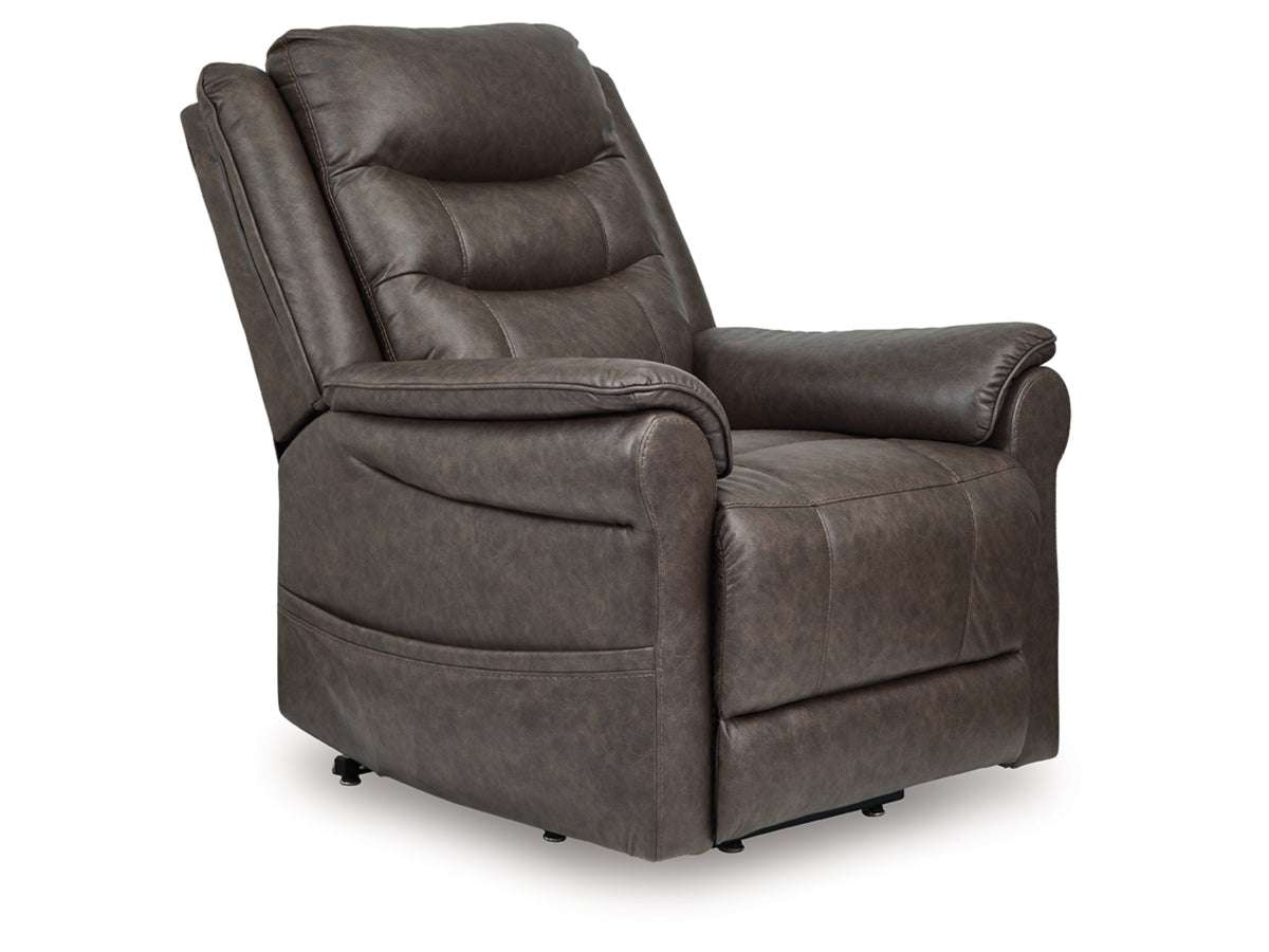 Oatman Power Lift Recliner Chair – Umber Faux Leather