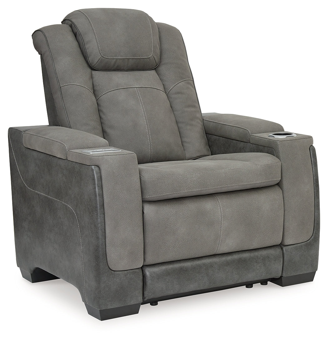Next-Gen DuraPella Two-Tone Power Recliner – Slate