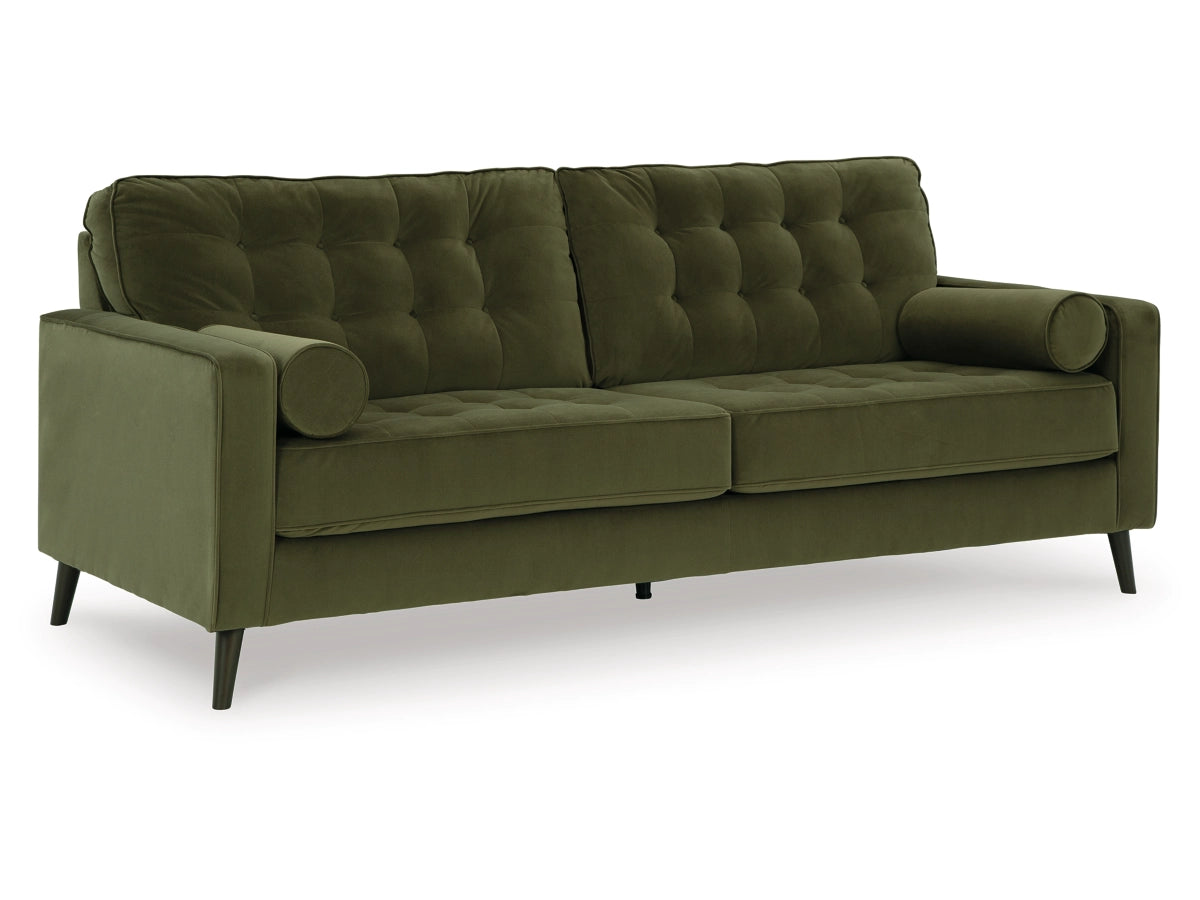 Reveon Lakes Velvet Sofa – Olive