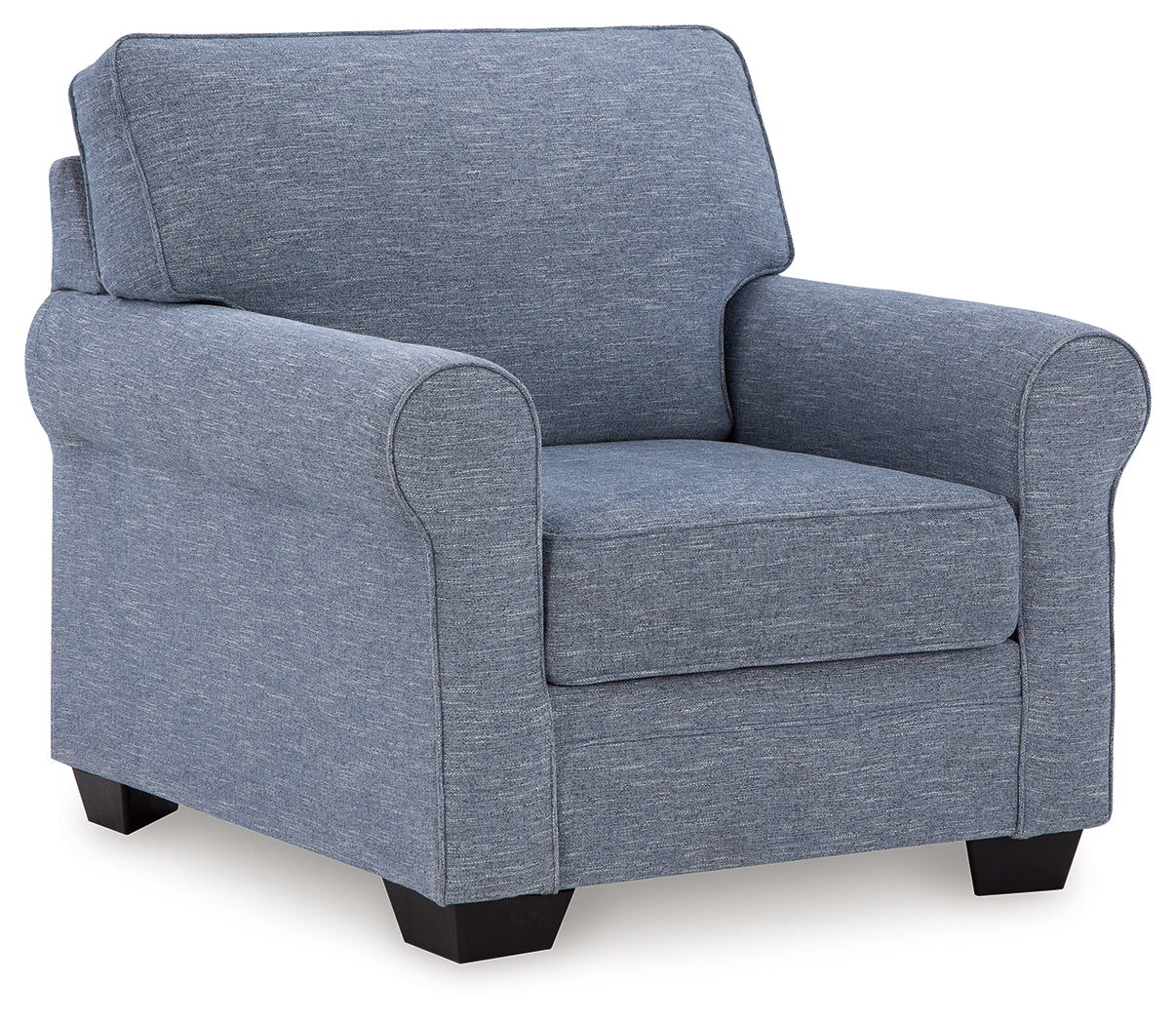 Carissa Manor Chair in Denim Performance Fabric