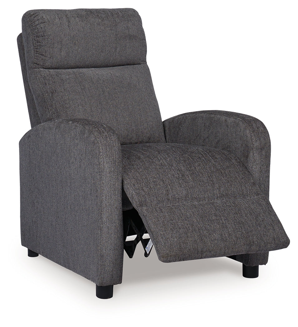 Elvio High Leg Recliner – Gray