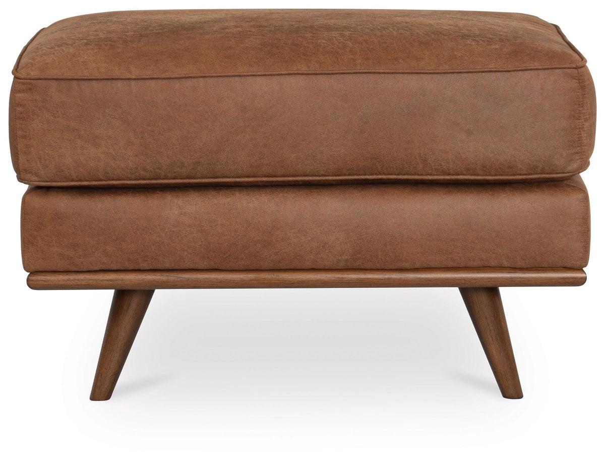 Carrington Way Ottoman - Caramel