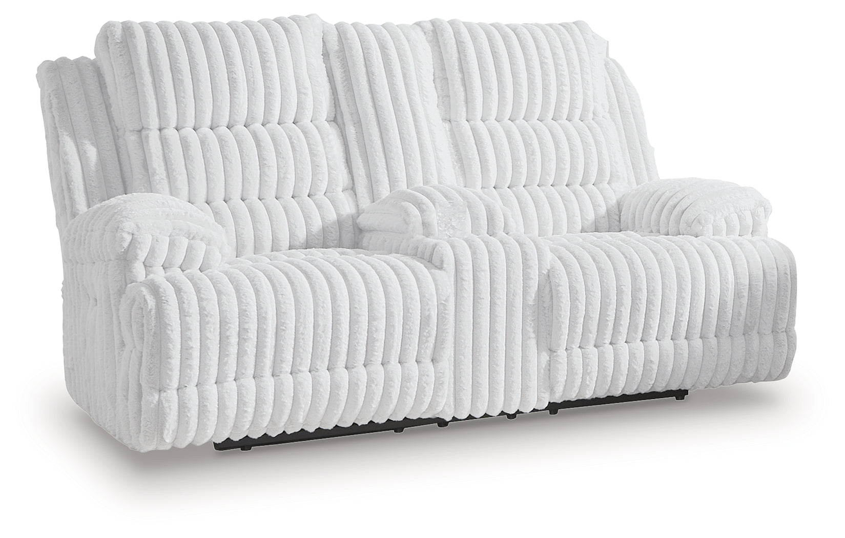Technique Power Reclining Loveseat with Console – Alloy