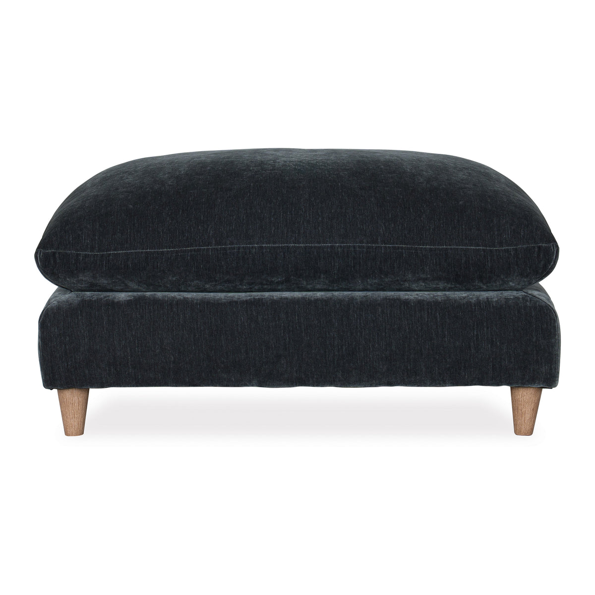 Whitby Manor Velvet Ottoman – Twilight