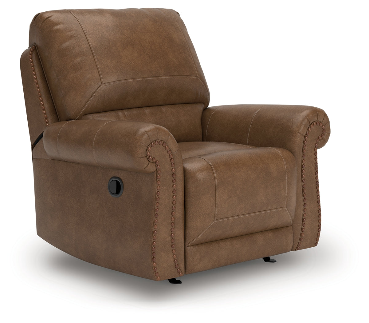 Shadsburne Swivel Rocker Recliner in Earth Fabric