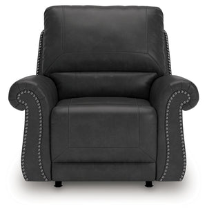 Shadsburne Swivel Rocker Recliner – Granite Fabric