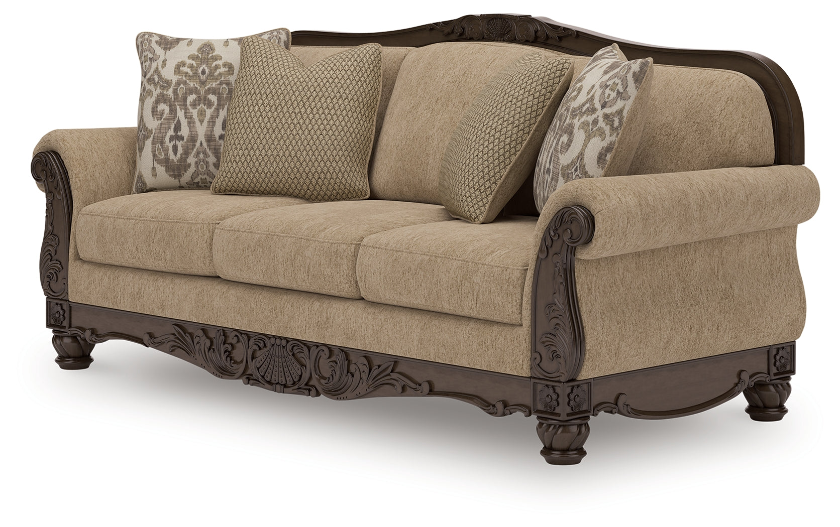 Stanmore 3 Seat Sofa – Golden Fabric
