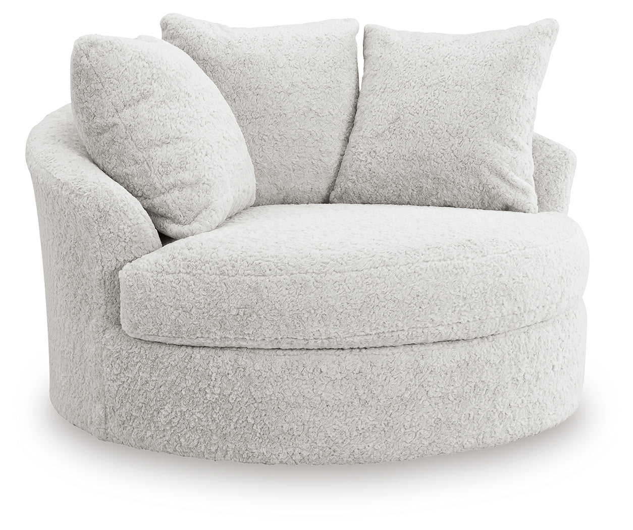 Snodoodle Swivel Accent Chair – Arctic Fabric