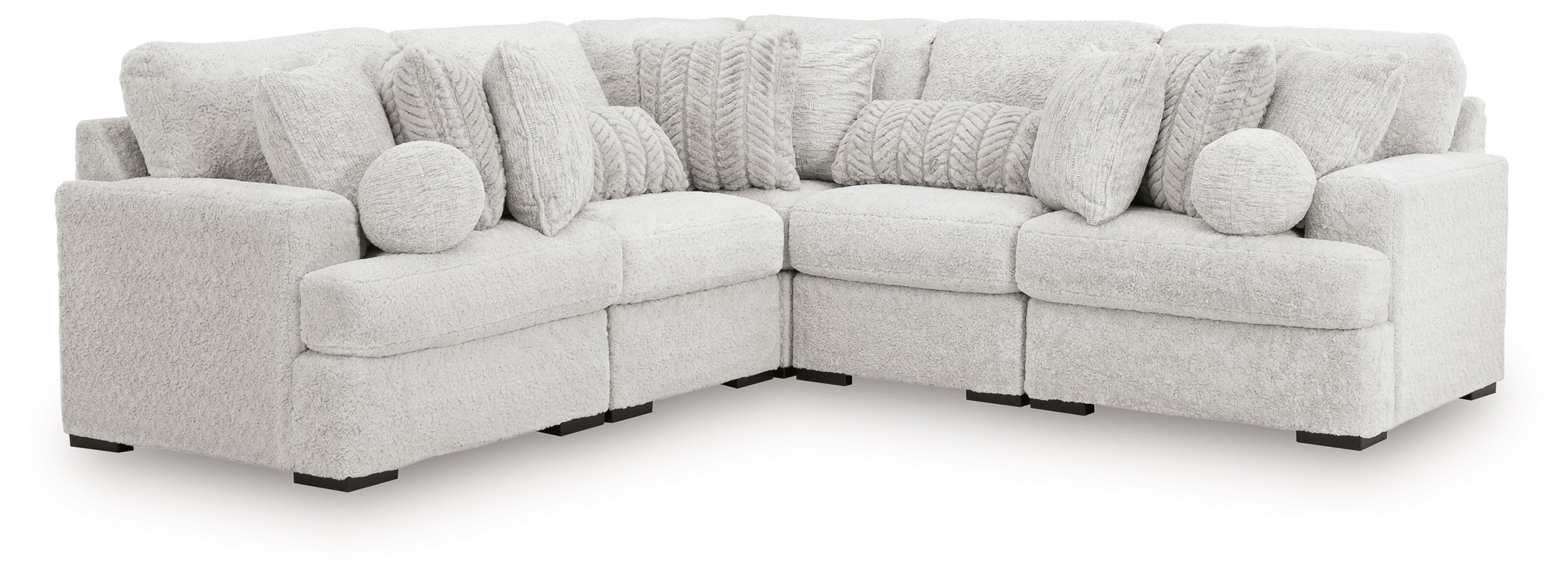 Snodoodle 5 Piece Modular Corner Lounge – Arctic Fabric