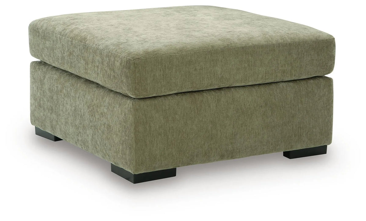 MaKaylen Oversized Accent Ottoman – Moss