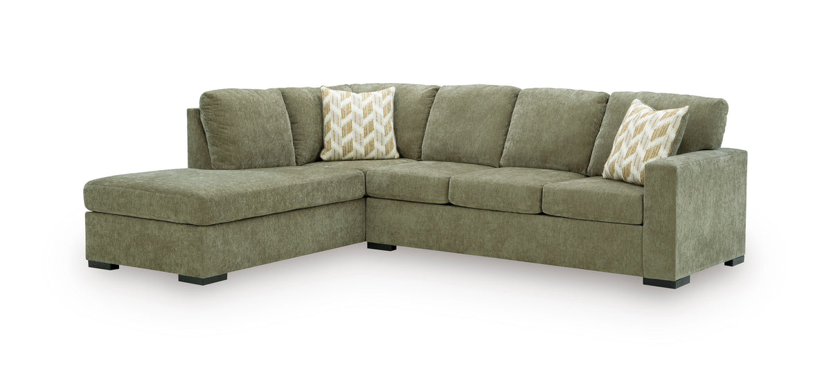 MaKaylen 5 Seater Sectional Sofa with Chaise - Moss