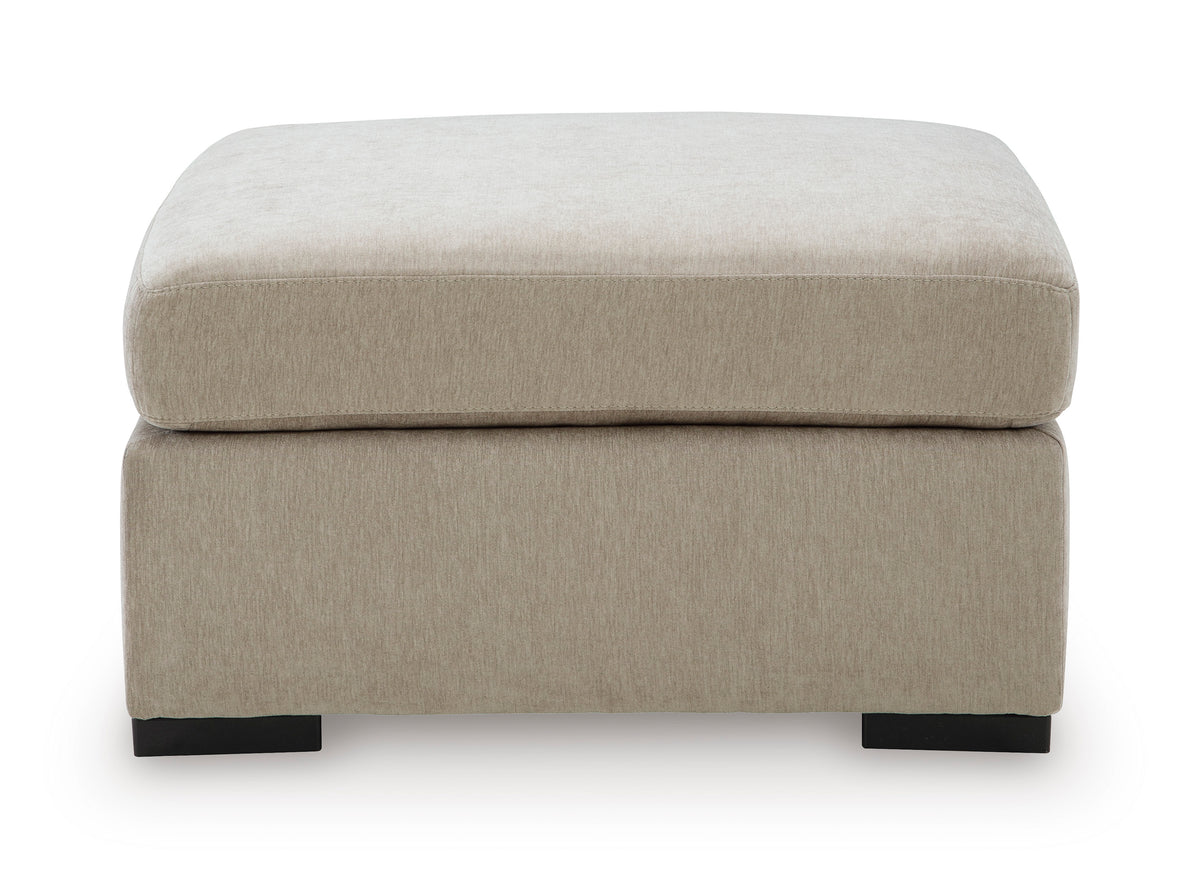 MaKaylen Oversized Ottoman - Stone