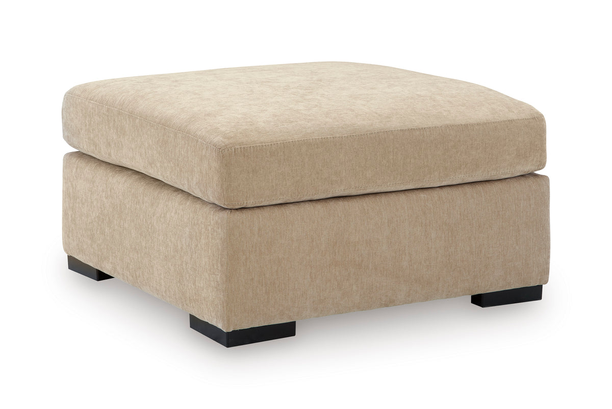 MaKaylen Oversized Ottoman - Almond