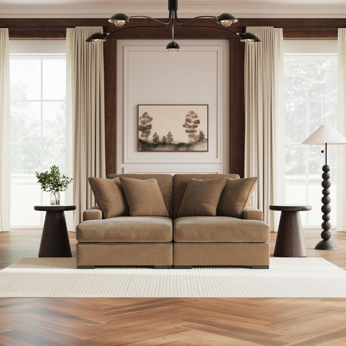 Calden Super Chaise – Sable
