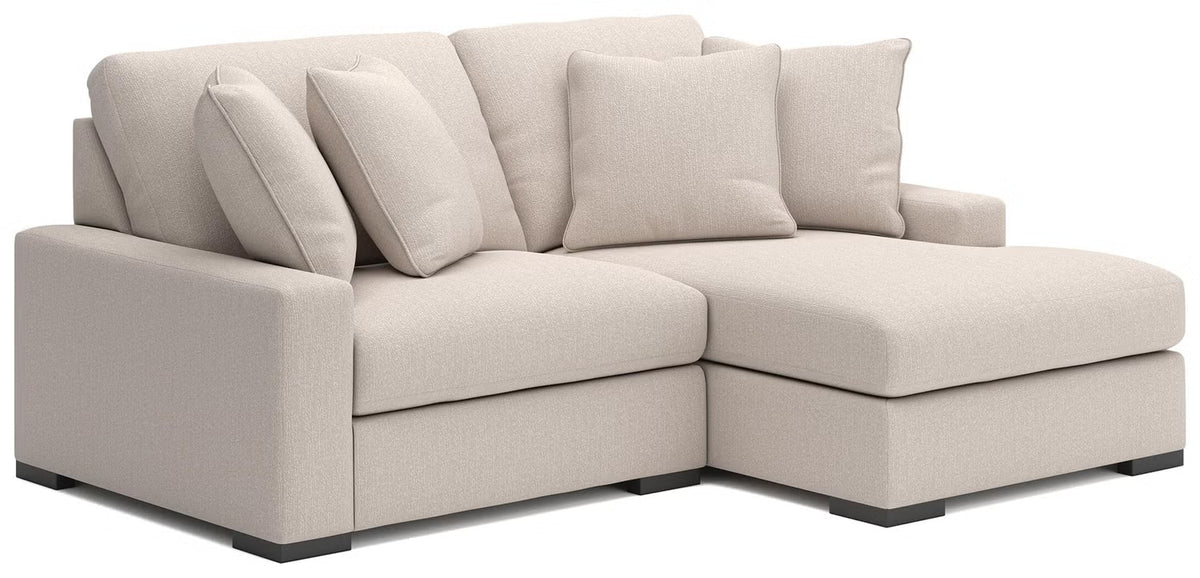 Calden 2 Seater Sectional with Chaise – Oyster