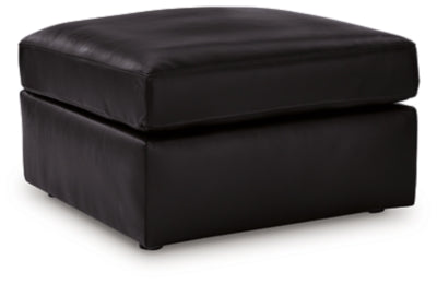 ModMax II Oversized Top Grain Leather Accent Ottoman