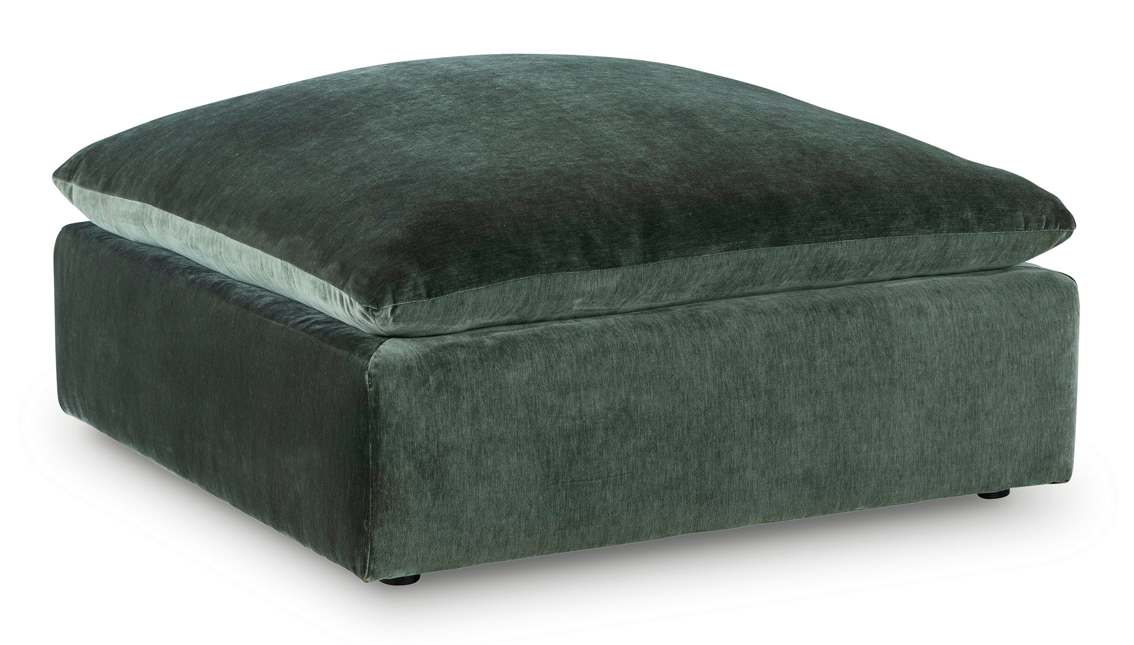 Carriage View Jade Oversized Ottoman
