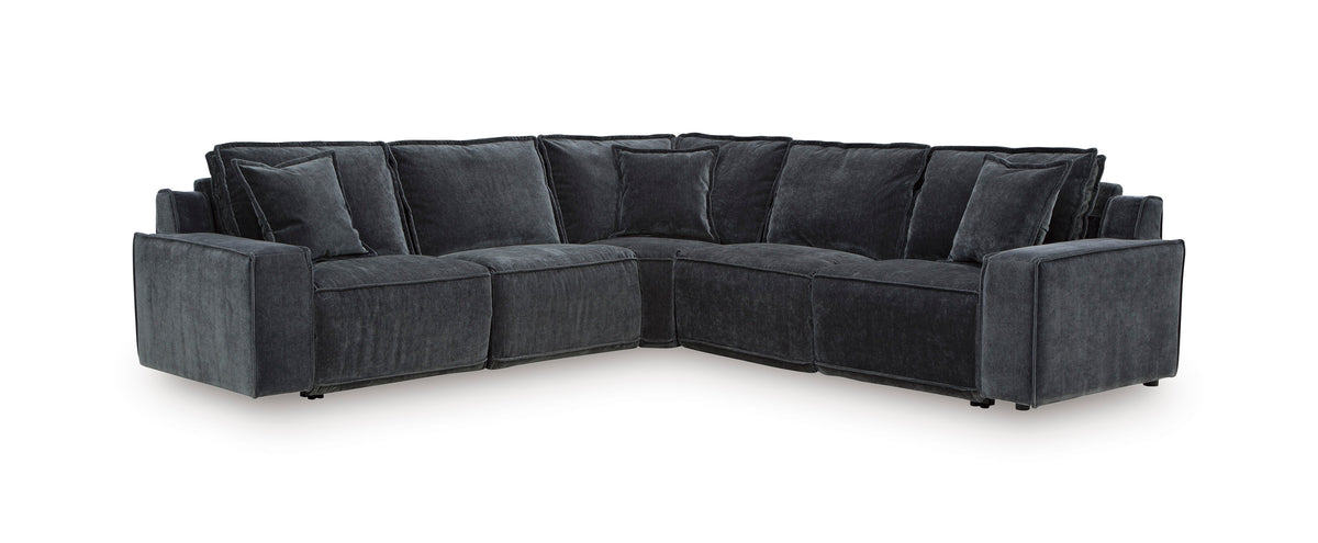 Renlee 5 Seater Power Reclining Corner Sofa – Twilight