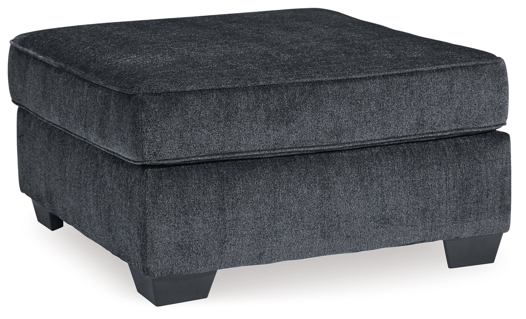 Altari Oversized Accent Ottoman in Slate Fabric
