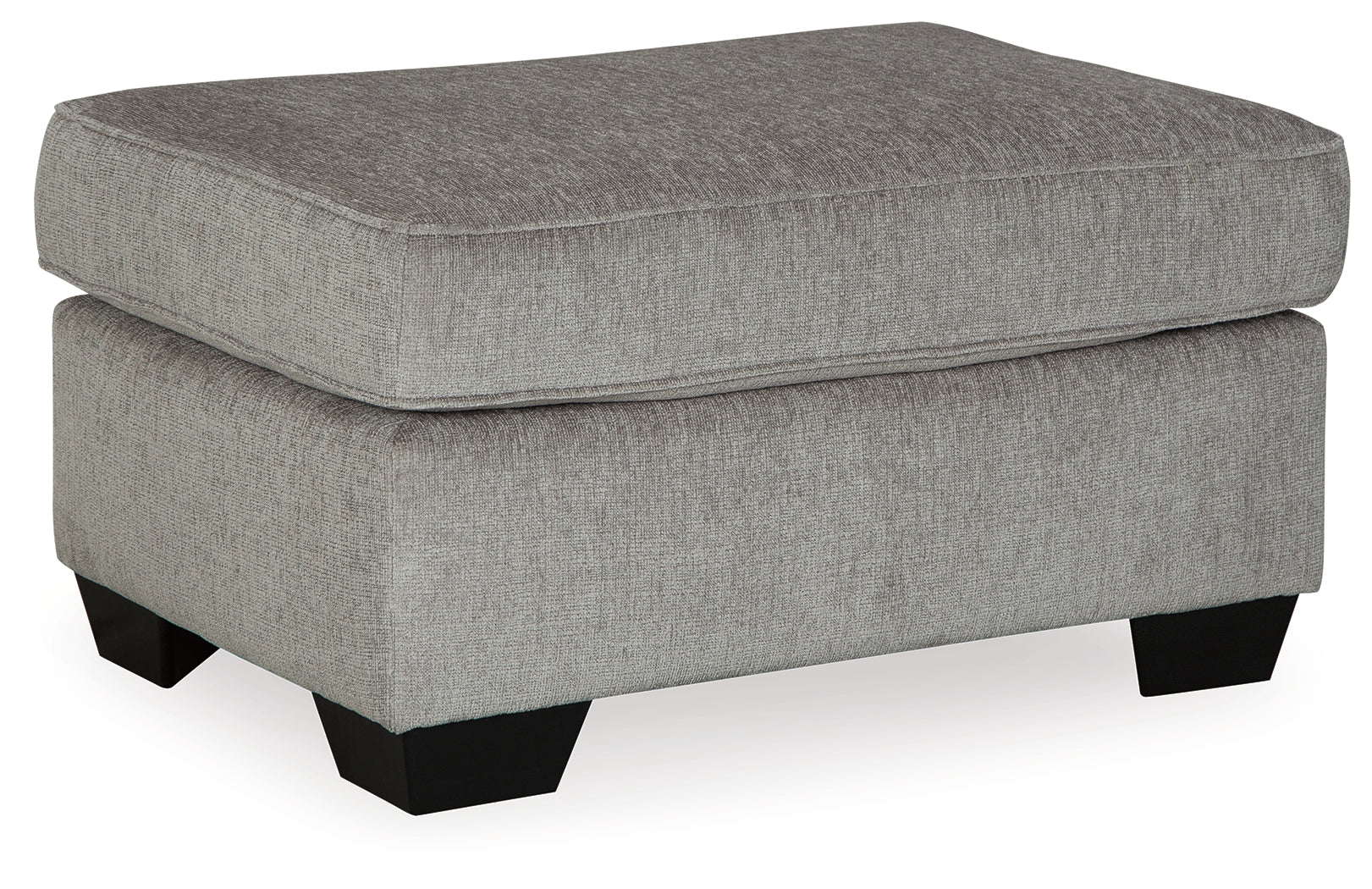Altari Ottoman in Alloy Fabric