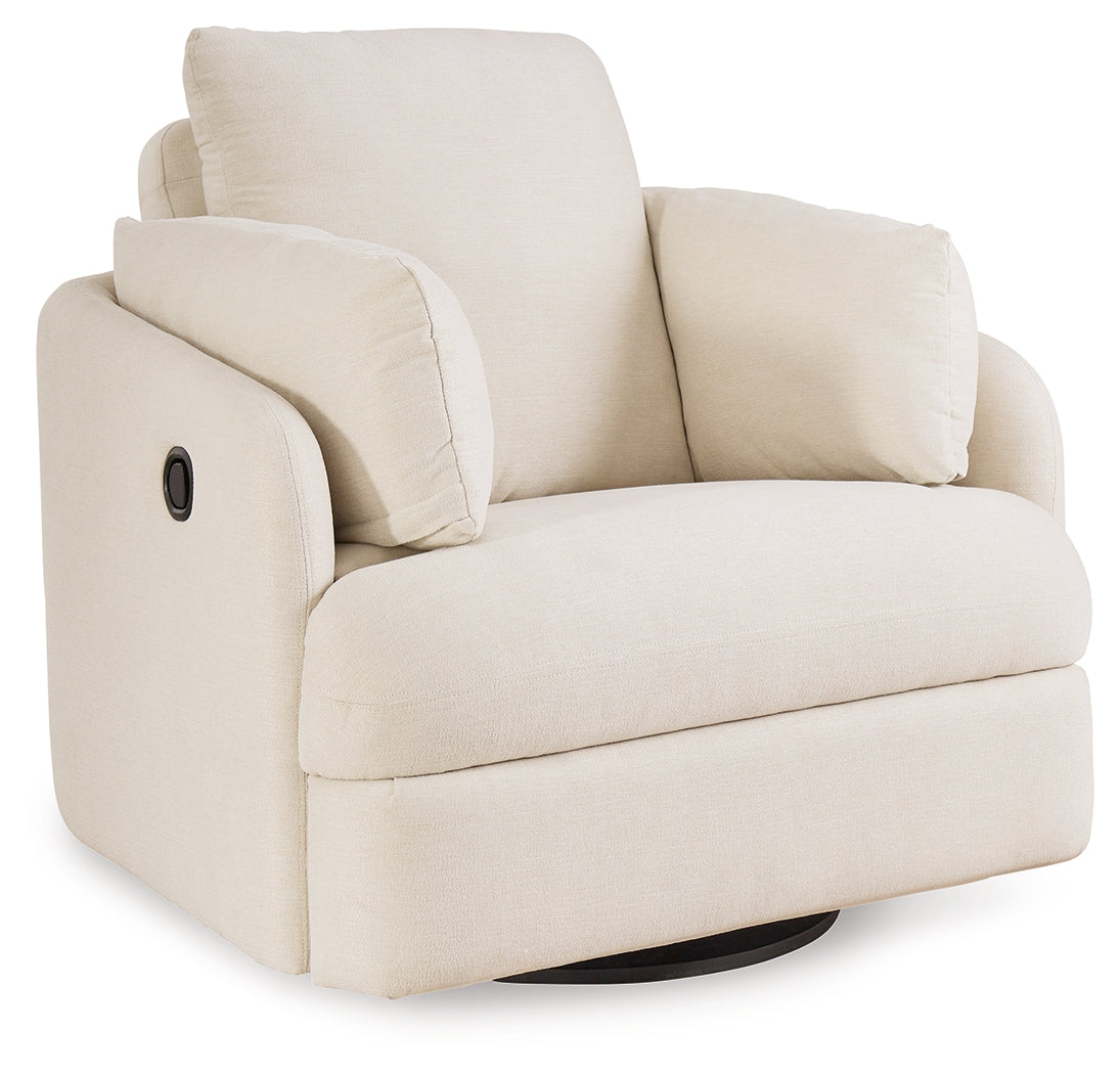 Modmax Swivel Glider Recliner Chair β Oyster
