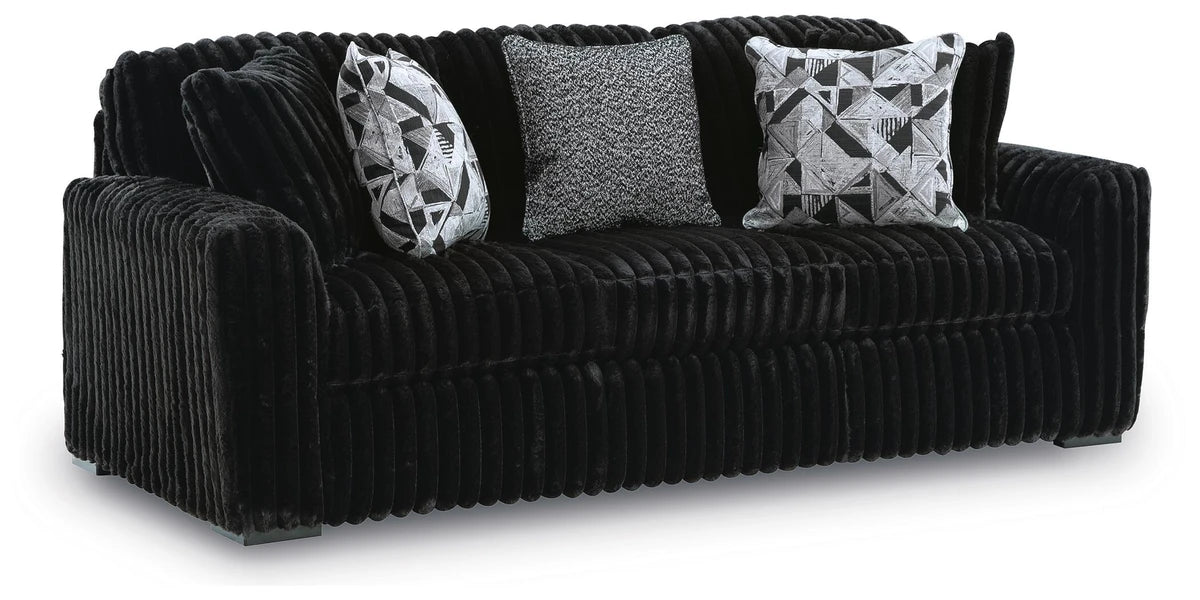 Midnight-Madness Sofa – Onyx