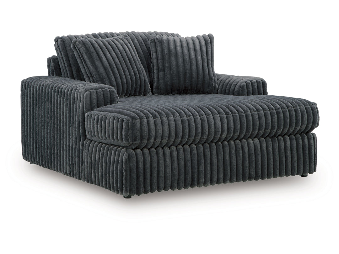 Midnight Madness Oversized Chaise – Gunmetal