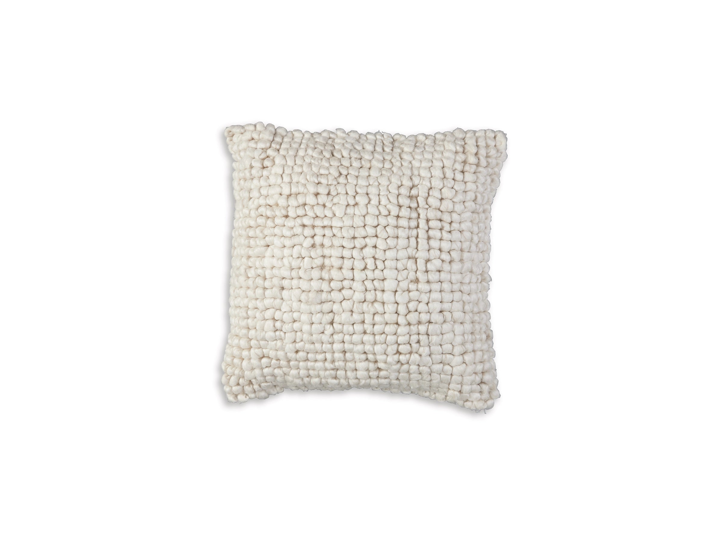 Aavie Looped Cushion – Ivory