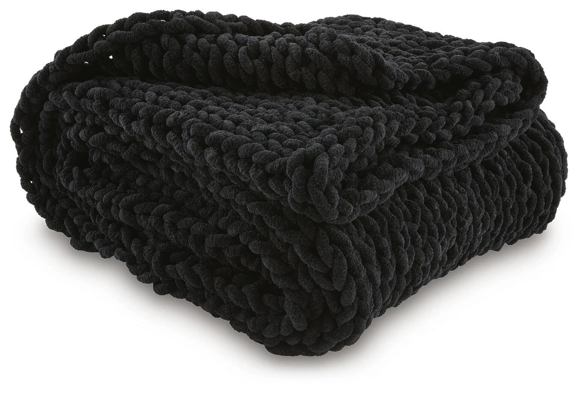 Chaddon Throw – Black
