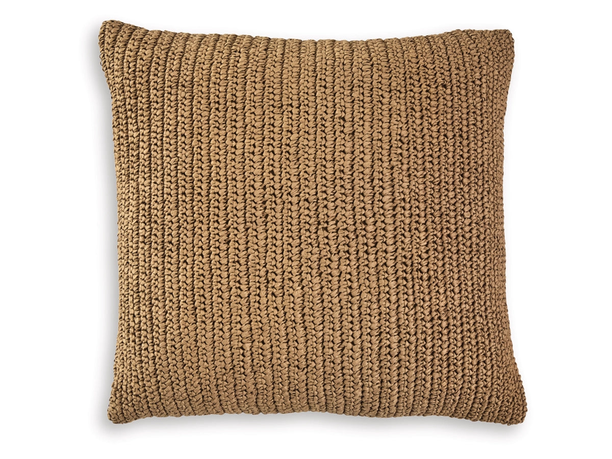 Habenvale Handwoven Cushion – Tan