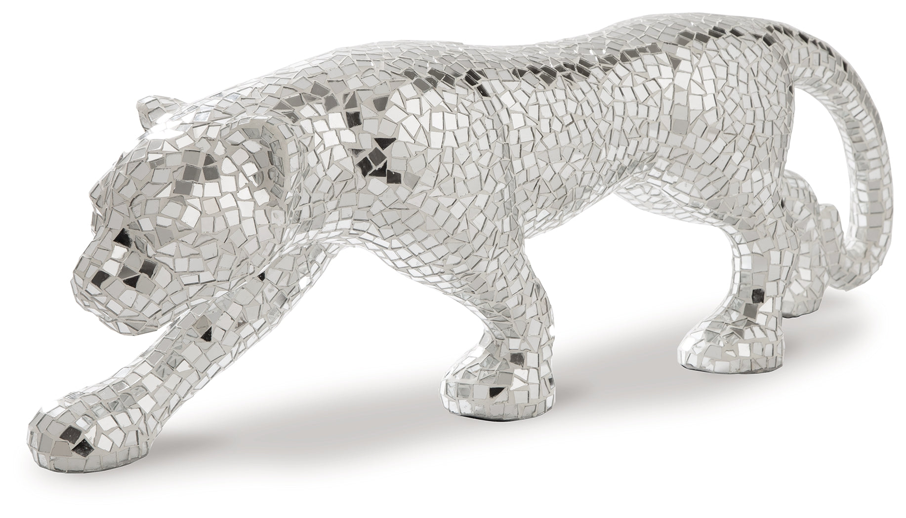 Drice Panther Sculpture Silver
