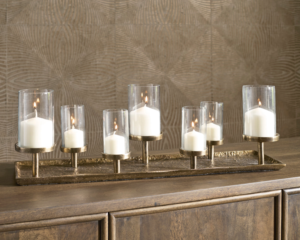 Wallmond 7-Light Candle Holder – Antique Brass