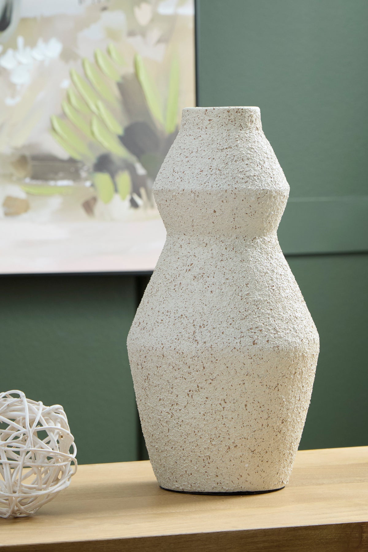 Dawthorne Terracotta Vase – Cream Speckle