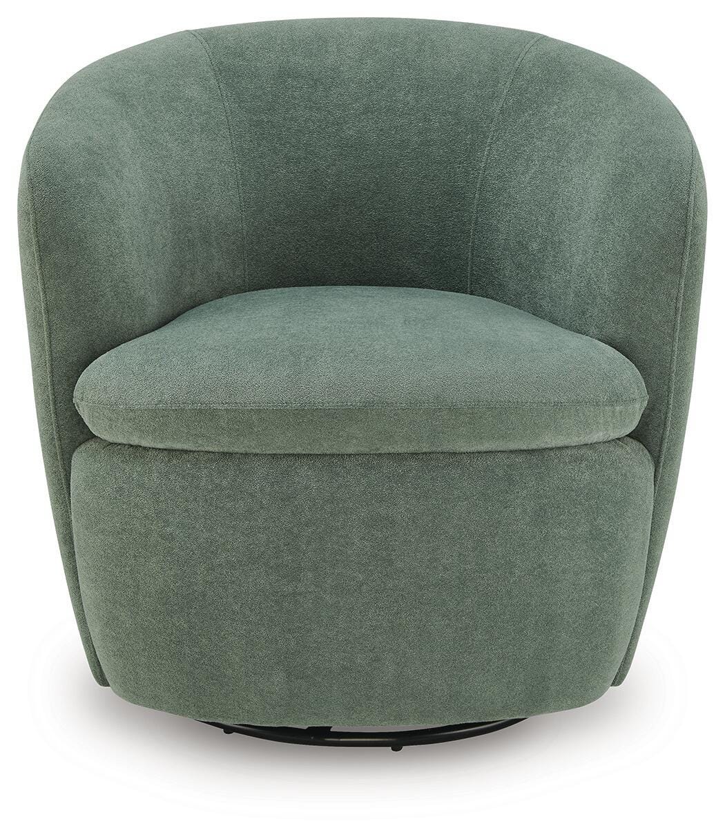 Leemont Swivel Arm Chair - Juniper