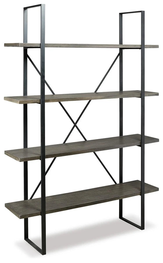 Gilesgrove Bookcase – Black/Grey