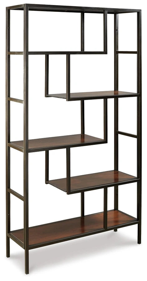 Frankwell Bookcase – Brown/Black