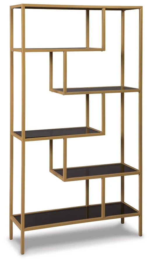 Frankwell Bookcase – Gold Finish