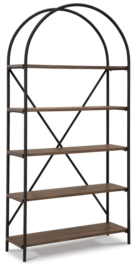 Galtbury Bookcase – Brown/Black