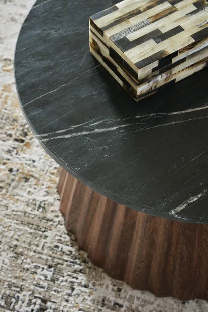 Ceilby Coffee Table - Brown/Black