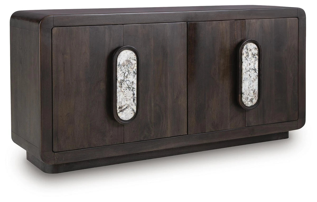 Elliston Accent Cabinet – Espresso Brown