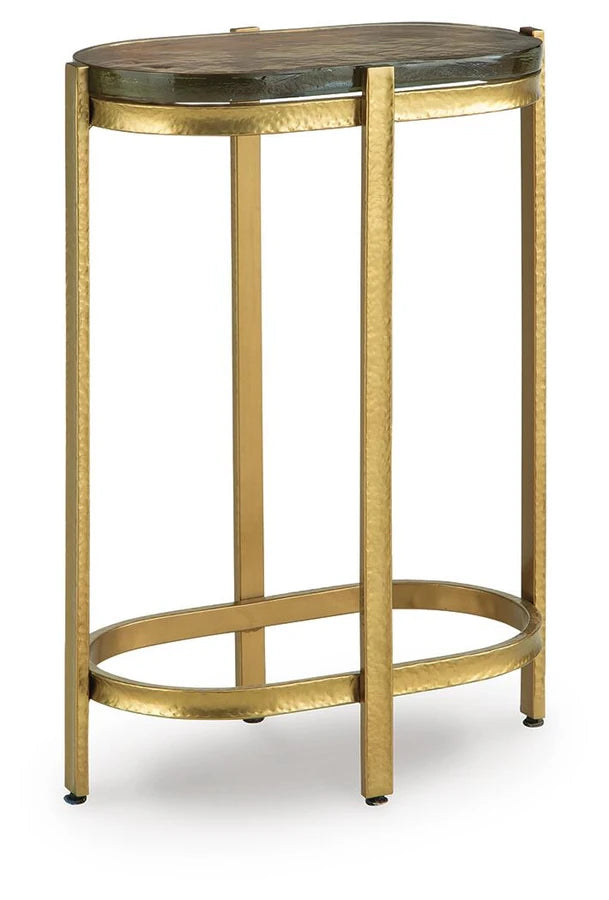 Porterville Accent Table – Gold Finish