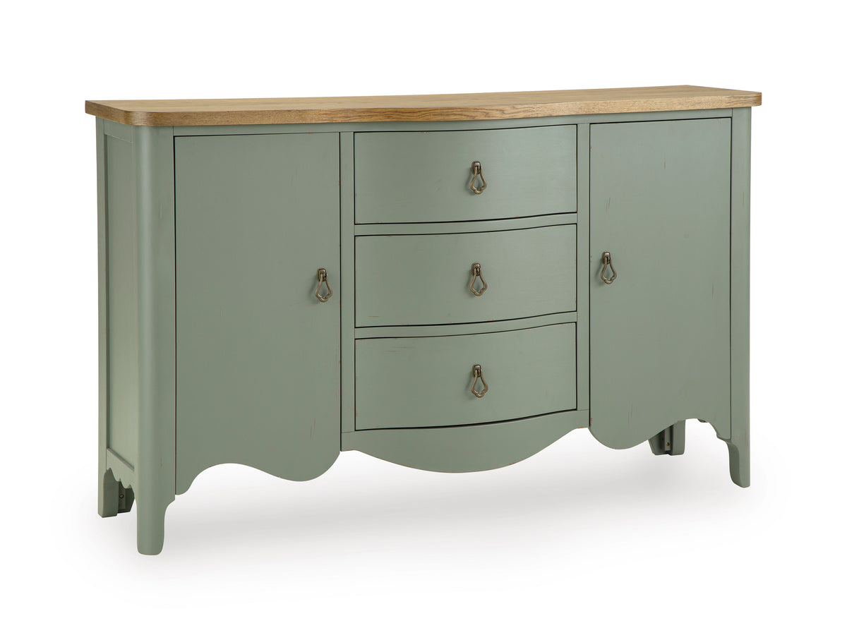 Actonville Buffet Table - Antique Green
