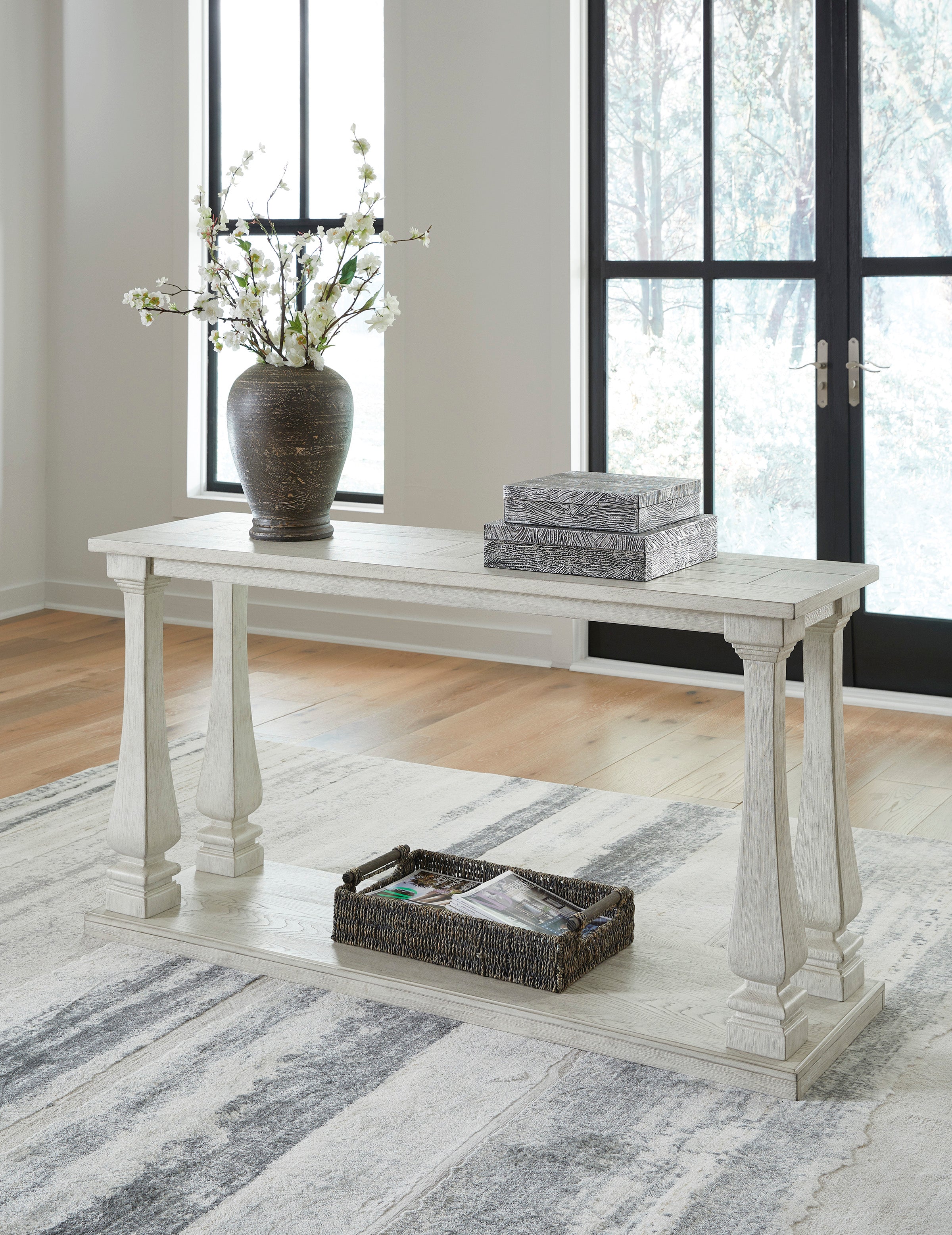Arlendyne Hallstand Console Table - Antique White