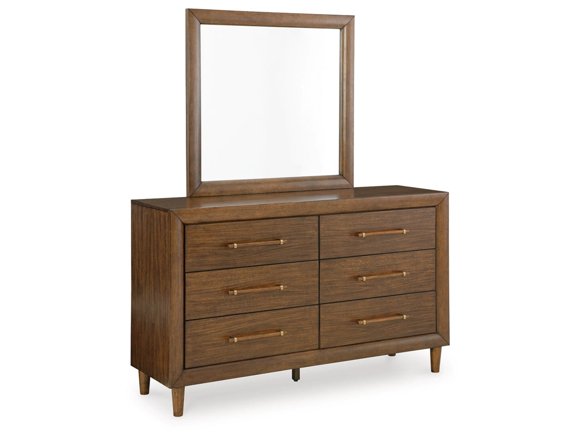 Lyncott 6 Drawer Dresser and Mirror