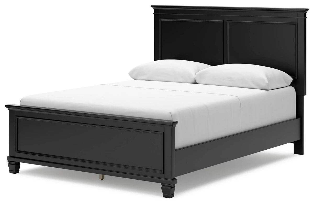 Lanolee Queen Panel Bed – Black