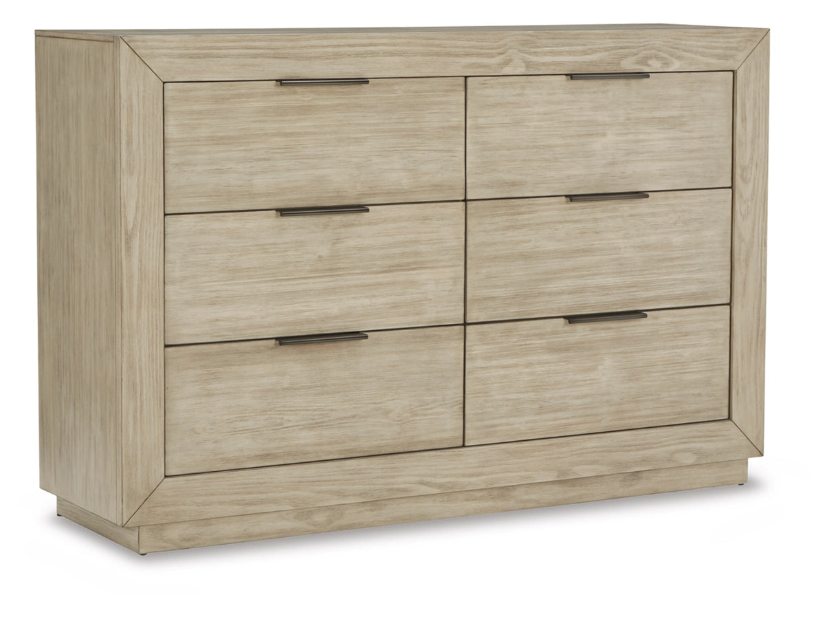 Hennington 6 Drawer Dresser – Bisque