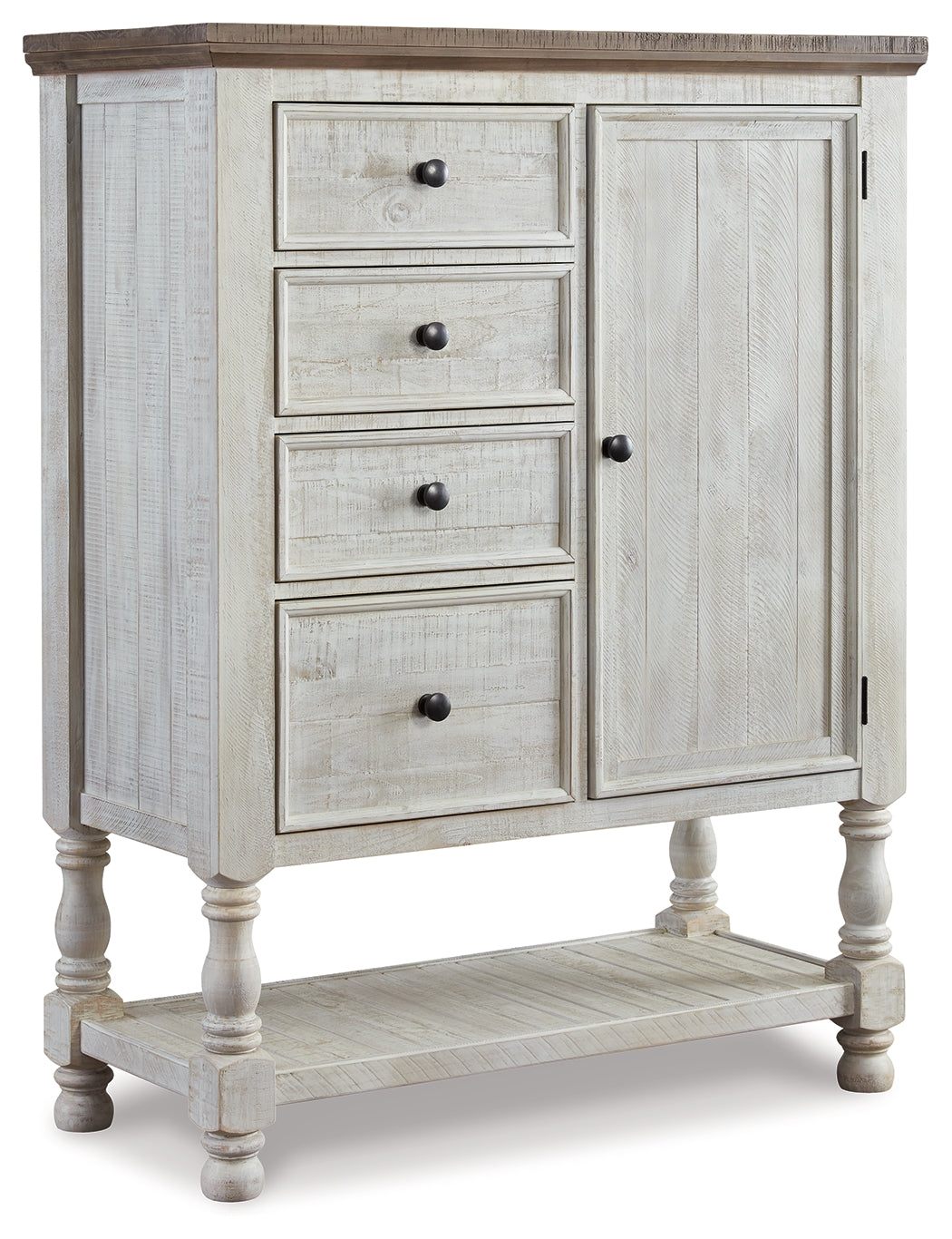 Havalance Door Chest – Two-Tone Farmhouse Storage Cabinet