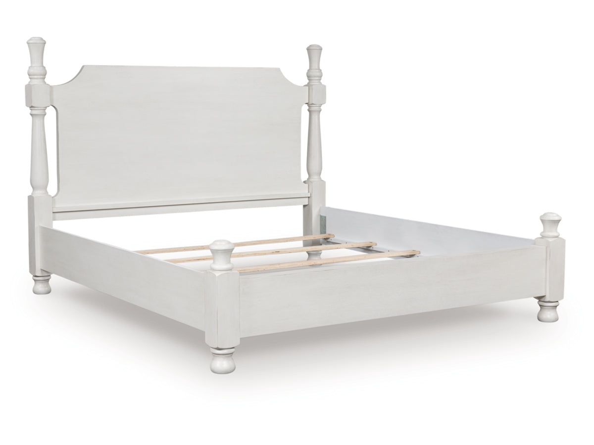 Chadworth Poster Bed – Antique White