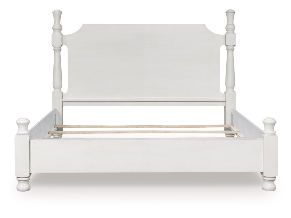 Chadworth Poster Bed – Antique White