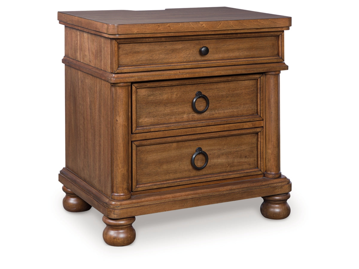 Chadworth Bedside Table – Brown